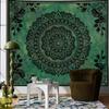 Boho Mandala Tree of Life Tapestry, Sun Moon Hippie Wall Hanging, Aesthetic Bedroom Dorm Living Room Decor