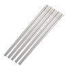 5 Pairs Stainless Steel Chopsticks With 1 Pcs Holder Rest Set Reusable Metal Lightweight For Home Travel