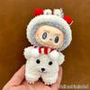For 17cm Labubu Doll Clothes Fashion Clothes Hoodies Doll Clothes Color Match Hoodies Dolls Accessories Cute Decoration Little Cloths