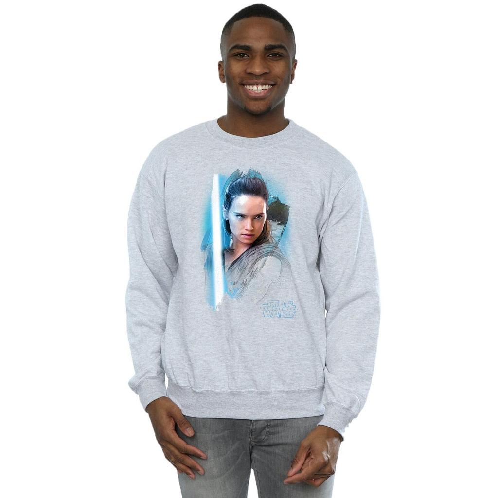 Star Wars Mens The Last Jedi Rey Brushed Sweatshirt
