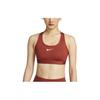 Sculpted Logo Print Sports Bra Women Sports Underwear Orange DX6822-832