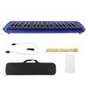 37-Key Harmonica, Easy To Play, Melody Piano, Beginner's Key Harmonica, Perfect for School Festivals (Blue)