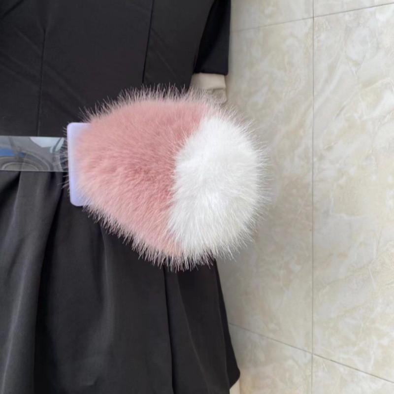 Voice-Activated Plush Animal Tail Cosplay Performance Anime Convention Costume Accessory Rabbit Sheep Style