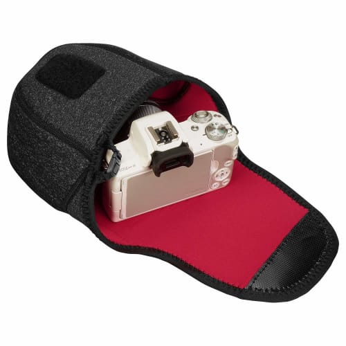 HAKUBA Чехол для камеры Slim Fit Camera Case 02M Неопреновый материал, облегающий камеру, для беззеркальных однообъективных камер, черный 2SP-SF-CC02MBK