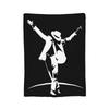 MJ Pop Rock Disco  Blankets Coral Fleece Plush Summer Air Conditioning Portable Lightweight Throw Blankets for Bed Bedspread