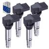GzYcsFocusqp [Комплект из 4 шт.] Катушка зажигания Совместима с V-W Volkswagen Golf 5 Golf 6 1KCAX