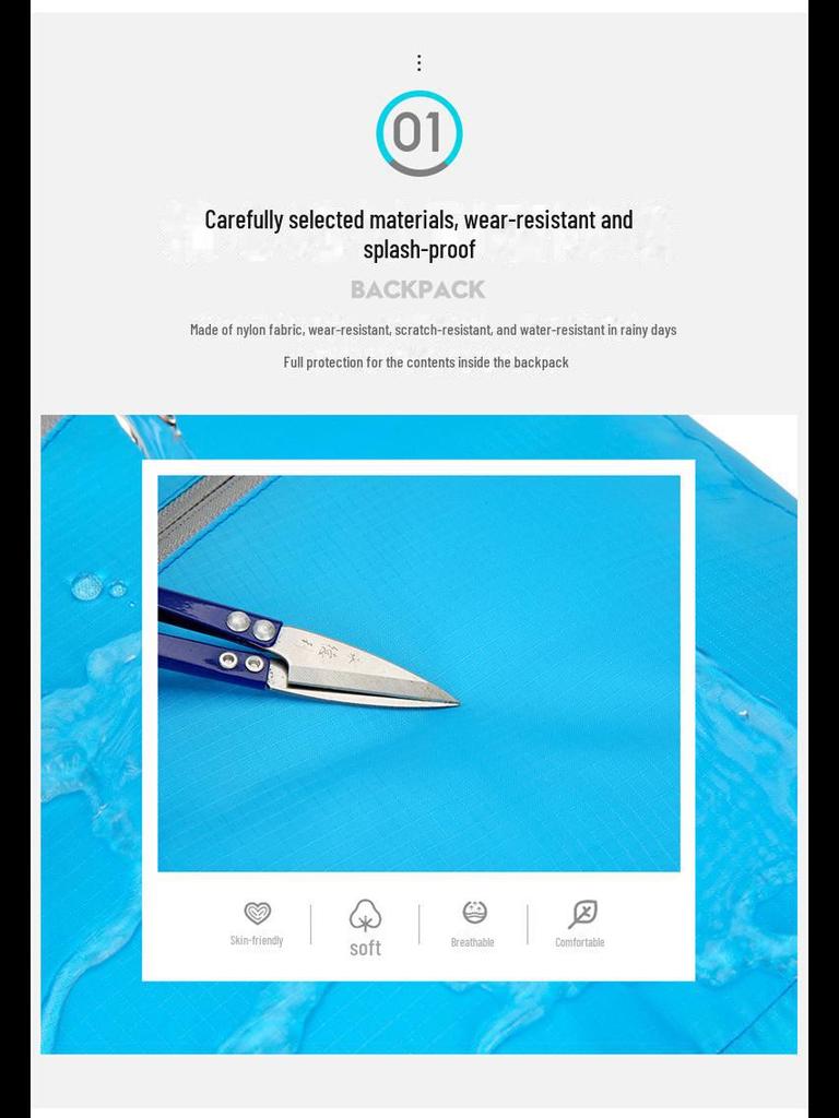 Waterproof Outdoor Travel Backpack - Foldable Storage Bag for Men and Women