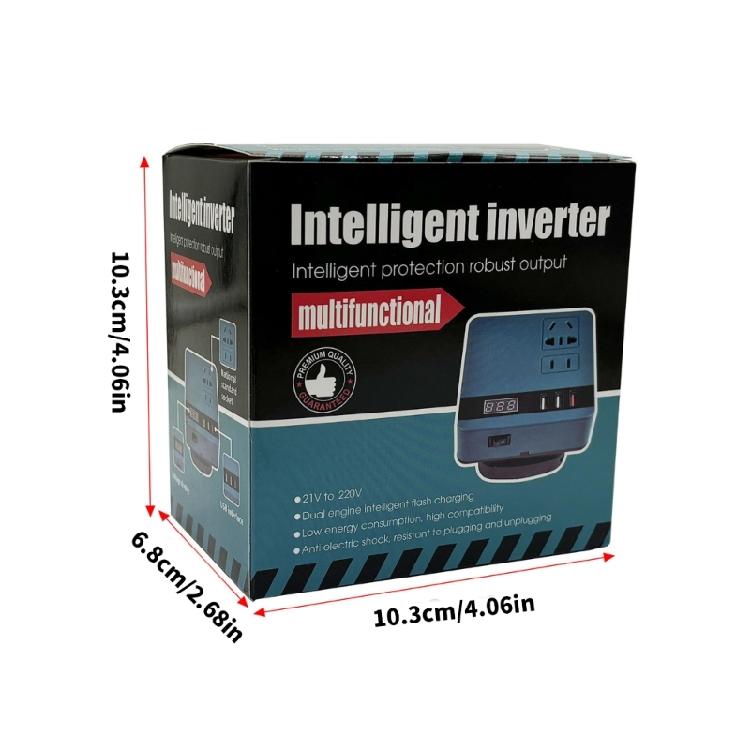 Инверторный зарядник 18В-21В на 220В для смартфонов, планшетов и мелкой бытовой техники. Станция питания, генератор