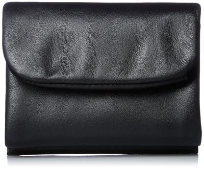 Кошелек из мягкой кожи Tsumori Chisato 57002 01 [Tsumori Chisato] Трехсложный (черный)