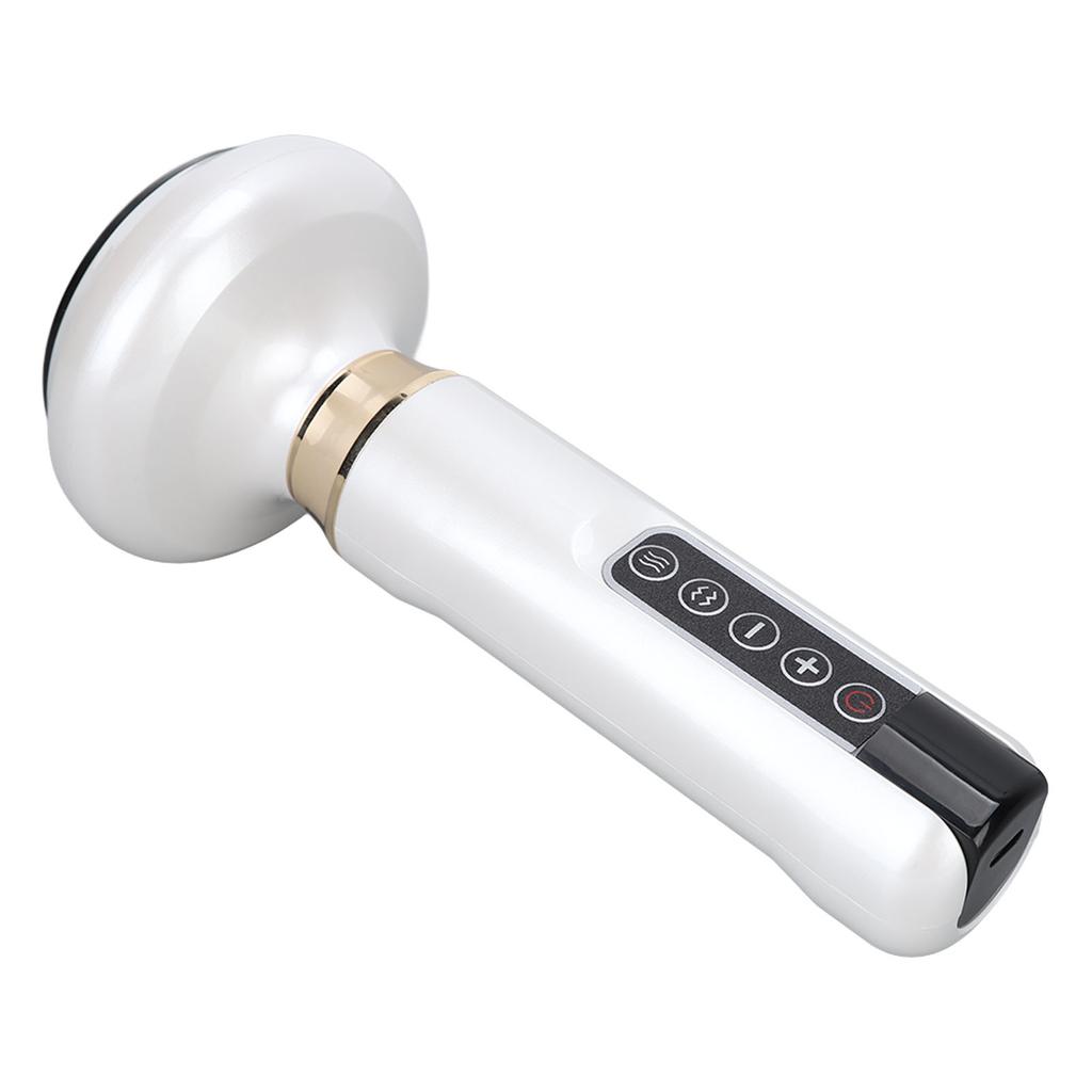 Электрический массажер Гуаша с 12 всасывающими шестернями и стальными шариками. Массаж меридианов с использованием банок отрицательного давления.