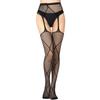 Sexy Lingerie Lace Transparent Sling Net Stockings Black Sexy Free Off Waist Fishnet Stockings Non Slip Garter