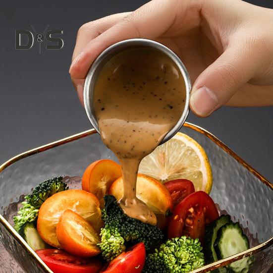 1 комплект, 40 мл, большая вместительная чашка для соуса, штабелируемая, практичная, для кемпинга, ужина, портативная чашка для соуса для салата