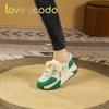 Women and Girls Students Spring and Fall Fashion Casual Platform Raised Comfortable Sneakers