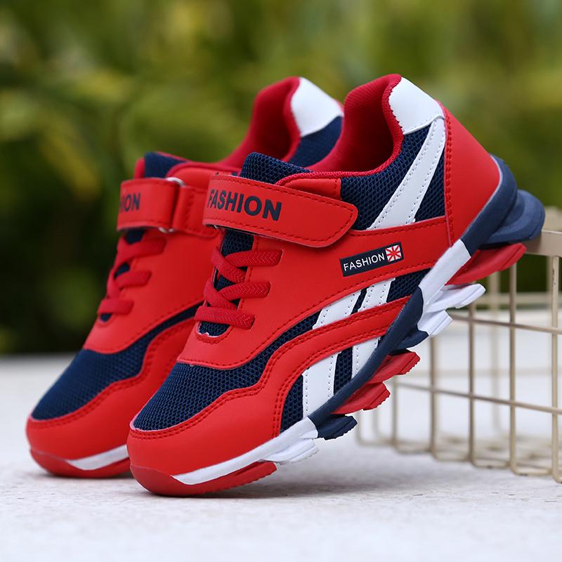 Children Sport Shoes For Boys Breathable Sneaker Lightweight Soft Soled Running Shoes Comfort Students Walking Casual Shoes
