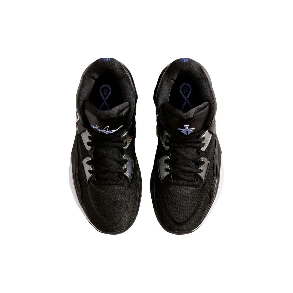 Nike Kyrie 1 Infinity Круглый носок На шнуровке Прочные Дышащие Полувысокие Баскетбольные кроссовки Унисекс Баскетбольные кроссовки Черные DC9134-005