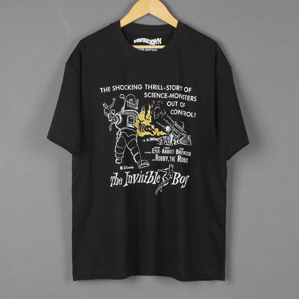 The Invisible Boy TShirt 50S SciFi Movie Forbidden Planet The Day the Earth Stood Still Cotton Short Sleeves Unisexs Shirt