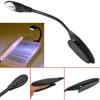 1 Pc Mini White LED Clip Booklight Portable Travel Book