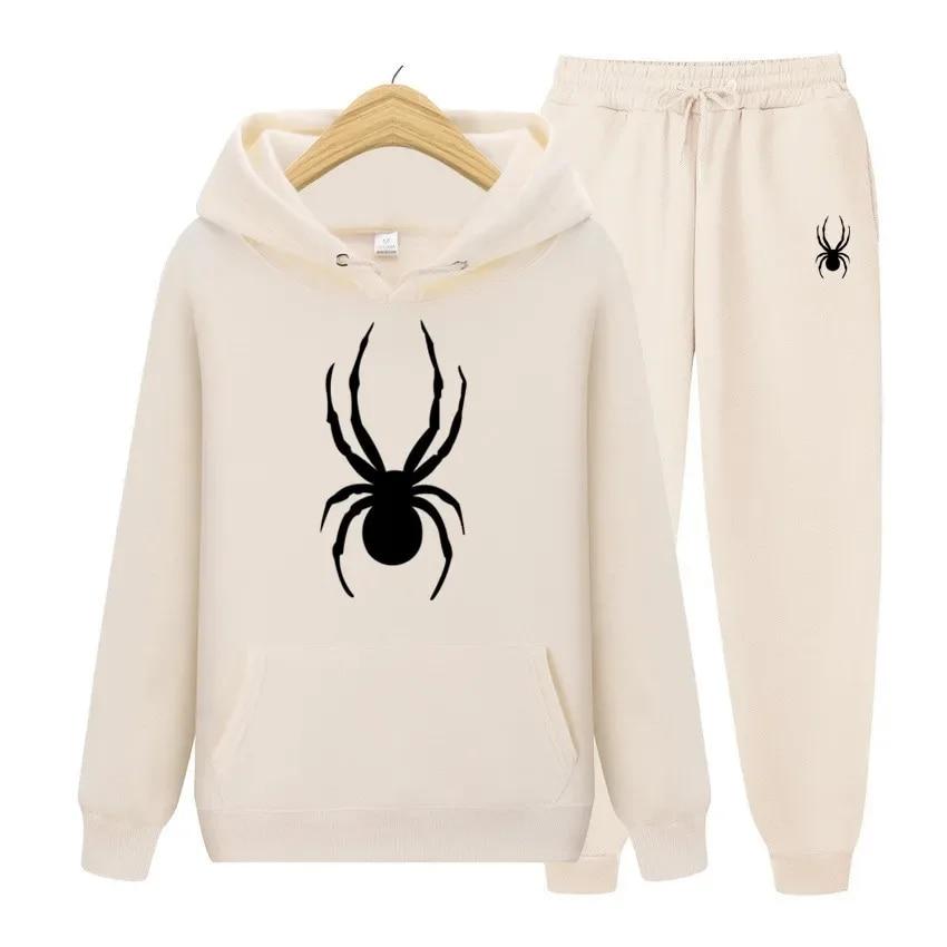 Women's Hoodie Set Spring and Fall Women's Suit Fashion Hoodie + Pants 2-piece Women's Casual Jogging Tracksuit