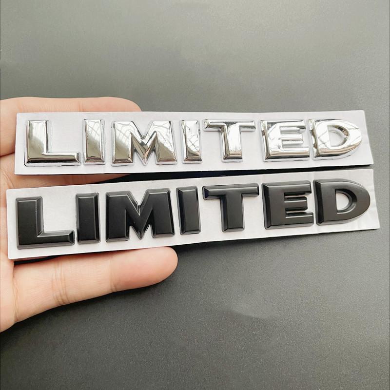 3D Metal 4x4 Logo Limited Emblem Letter Car Trunk Badge For Jeep Wrangler Grand Cherokee Compass 4X4 LIMITED Sticker Accessories ds1