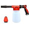 Car Wash Foam Gun with 1L White Bottle Spray Nozzle Connector Foam Sprayer for Home, Garden, Car
