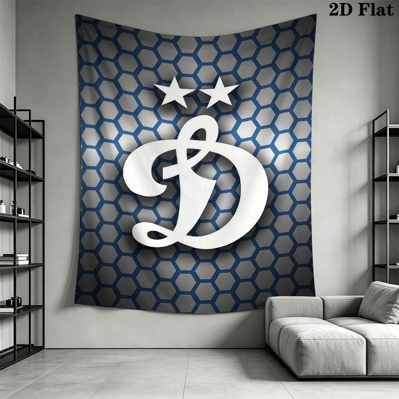 Dynamo Moscow Quest Wall Hanging Printed Fabric Blanket Decorative Tapestries for Bedroom Living Room Home Decor