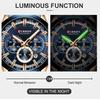 CURREN Watch Luxury Sports Quartz Mens Watches Full Steel Waterproof Chronograph Wristwatch