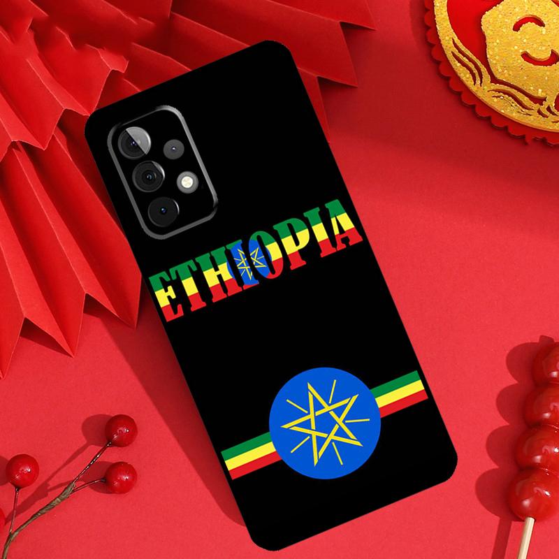 Чехол Флаг Эфиопии для Samsung Galaxy M15 M55 M31 M13 M11 M12 M14 M06 M16 M36 M56 M53 M32 M52 M35 M34 M54