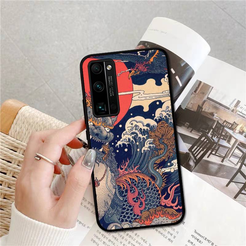 Чехол для телефона в японском стиле Art Japan для Huawei Honor V30 30 9X 7A Pro View 20 10 9 Lite 10I 8C 8X 5A Play Cover