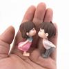 2Pcs Kiss Dolls Mini Landscape Ornaments Figurines Fairy Garden Dollhouse Decor