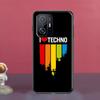 Чехол в стиле техно-музыка для POCO X5 X3 F5 Pro X4 F4 GT M5s C40 F3 для Xiaomi 13 Lite 12 11T 12T Pro 12X
