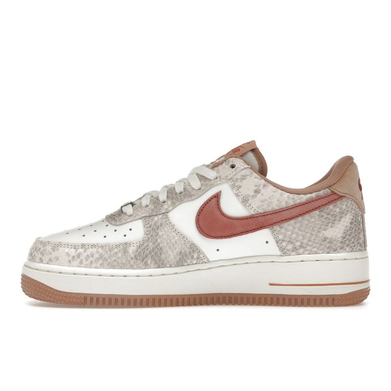 Nike Air Force 1 07 LV8 Snakeskin Pack - Canyon Rust Men Sneakers White Summit-White Sail HF2898-100