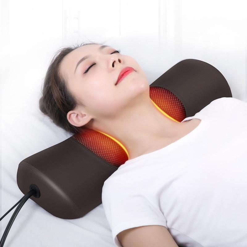 JINKAIRUI Электрический инфракрасный нагрев, разминающая шея, плечи, спина, тело, спа-массажная подушка, автомобильное кресло, массажер шиацу, устройство Masaj