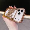 Luxury TPU Plating Diamond Butterfly Phone Case For iPhone 17 16 15 14 13 12 11 Pro Max Plus Shockproof Hollow Out Hard Cover