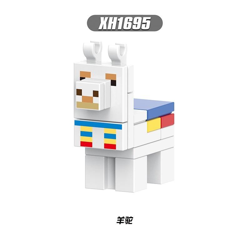 Строительные блоки Мой мир Минифигурки Minecraft Игрушки Кирпичи Lego Дети Подарки Образование X0311