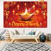 Lantern Festival banner Lantern Festival party decorative banner polyester Lantern Festival photography background banner