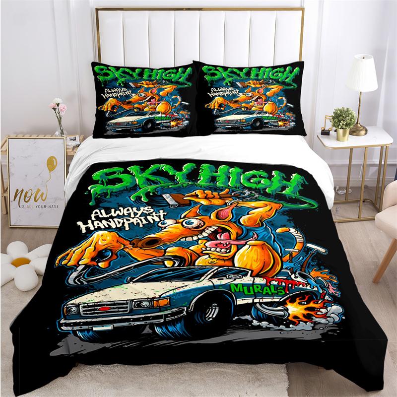 Мультяшный забавный крыса Финк постельное белье пододеяльник с наволочкой домашний текстиль Twin Full Queen King детский подарок