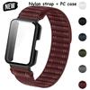 Чехол для ПК+ремешок для Samsung Galaxy Watch Fit 3 Полная защита Бампер Эластичный нейлоновый спортивный ремешок для смарт-браслета Galaxy Fit3