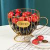 Coffee Storage Basket Practical Sturdy Iron Coffee Pod Holder Capsule Organizer for Home