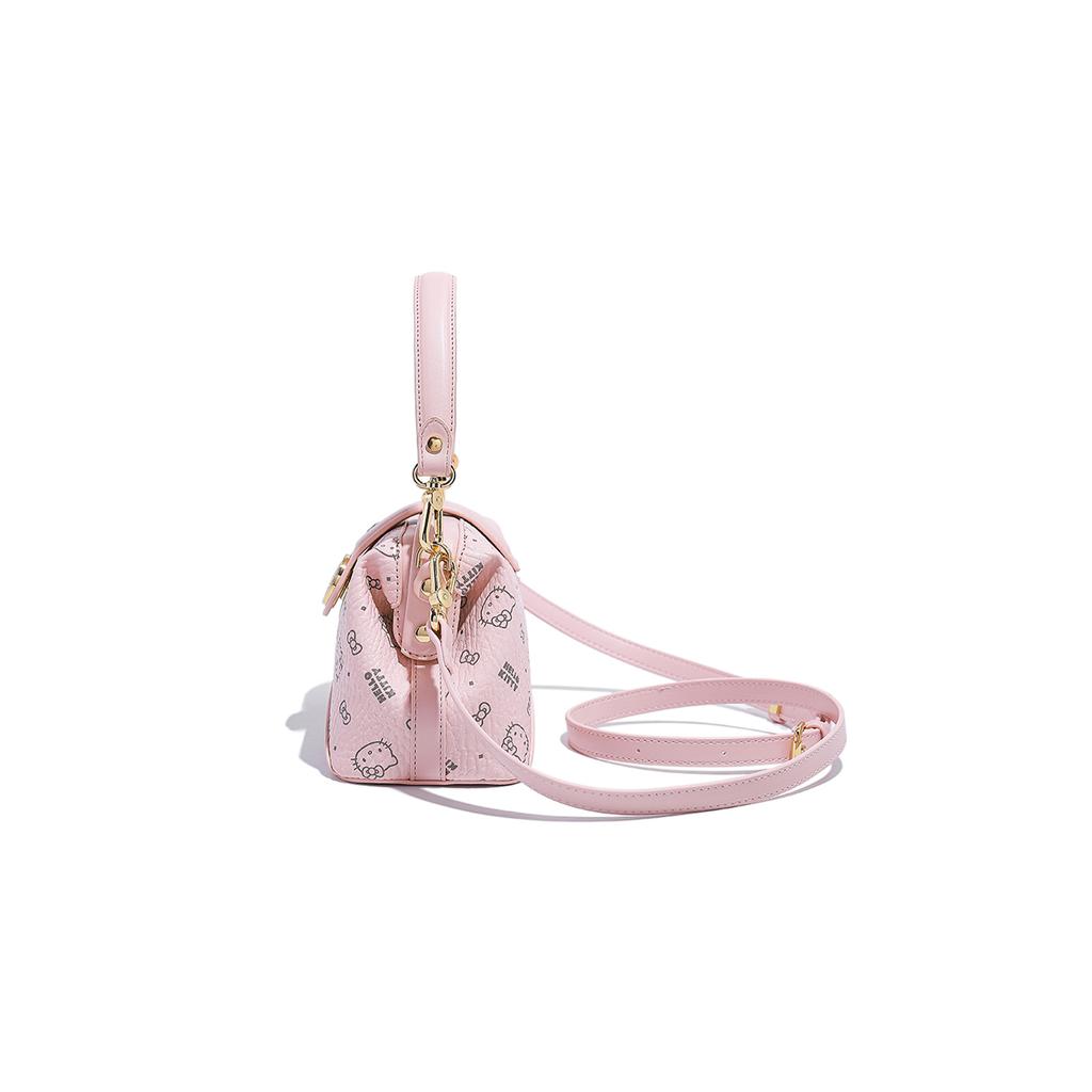 New Sanrio HelloKitty Hello Kitty PU Shoulder Bag, Crossbody Bag, Handbag Regular Women's Pink/Brown/Milk Tea SHHF41585