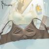 Front-closed Bra for Women V-neck Bra Seamless Push Up High Quality Bra Plus Size