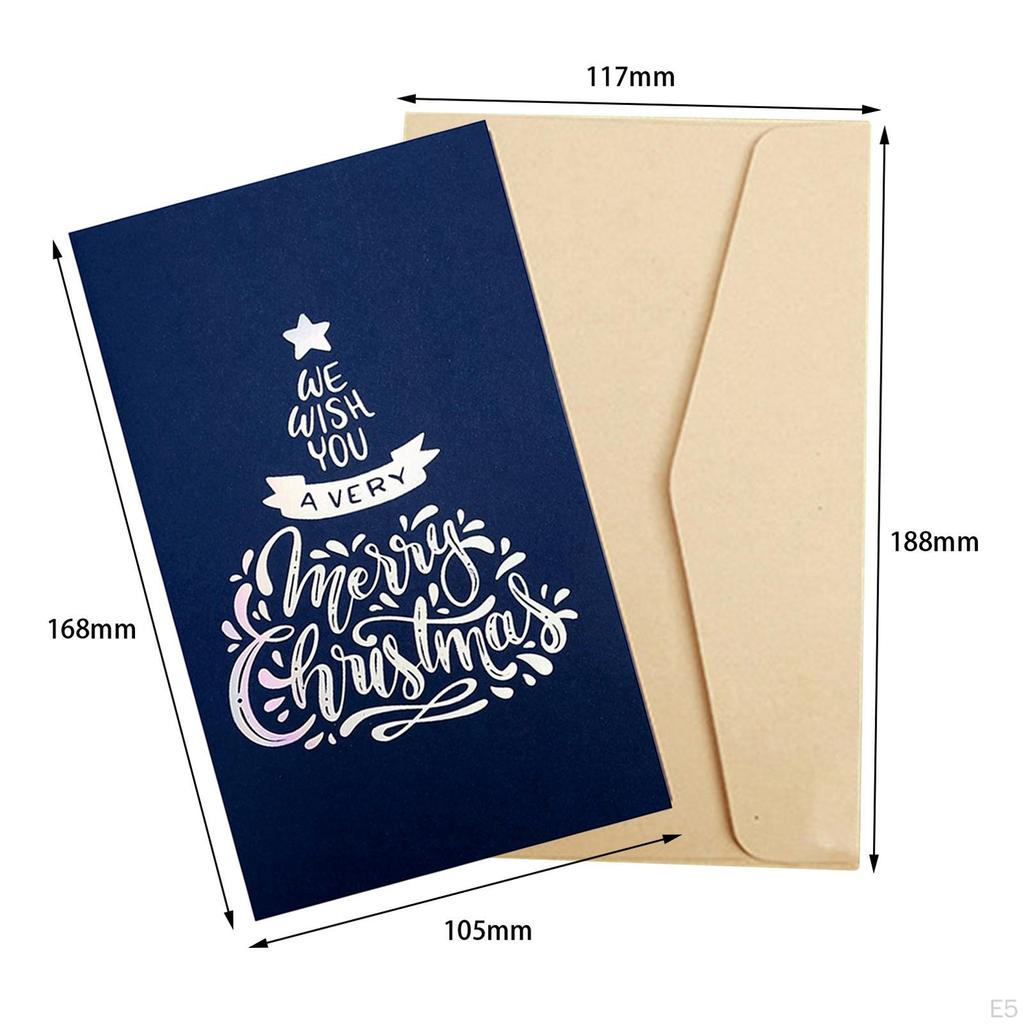 Christmas Card Festival Year Card, Handmade, Birthday Paper Anniversary, Holiday