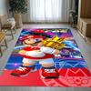Retro M-Mario Bros Game Cartoon Living Room Non-Slip Area Rug Soft Carpet for Bedroom Kids Playroom Sofa,Home Decor Doormat Gift