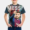 Summer New Football Star No.10 Printed Children's Clothing Men's Clothing Messi Children's Boys and Girls Children's T-shirt