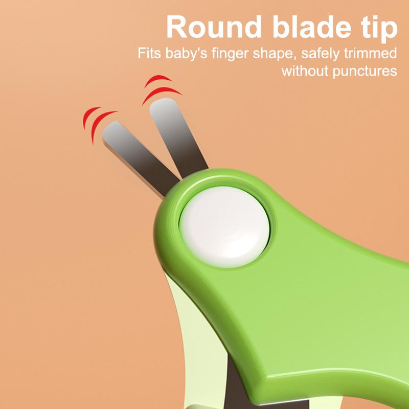 4 шт. Новорожденные детские ножницы для ногтей Инструмент для ухода за детскими ногтями Безопасный для детей Портативные кусачки Триммер Пинцет С коробкой Детский маникюрный набор