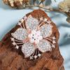 Домашний Кристалл Бриллиант Жемчуг Цветок Сплав Брошь Ювелирные Изделия Одежда Универсальные Булавки Аксессуары Корсаж Женщины