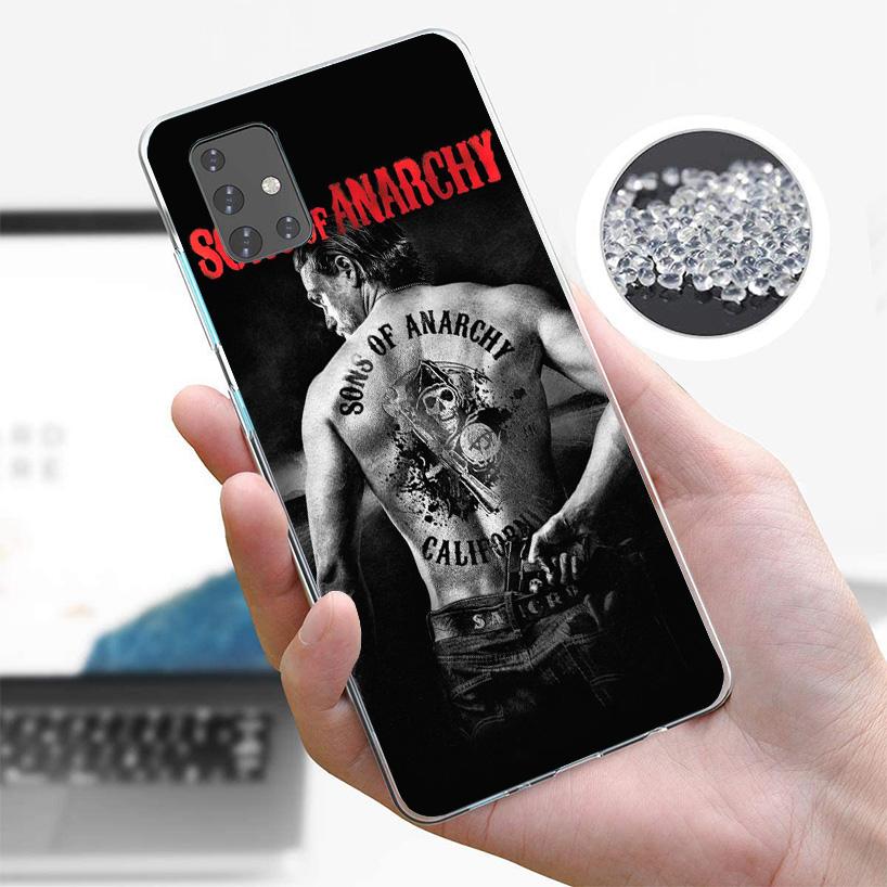Черный чехол для телефона Sons Of Anarchy для Samsung Galaxy A52 A32 A22 A12 A51 A31 A50S A30S A20S A10S Note 20 Ultra 10 Plus S10 A72 A7