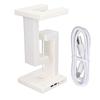 Magnetic Levitation Night Light 3 Gears Touching Switch LED Table Lamp with Phone Wireless Charging White