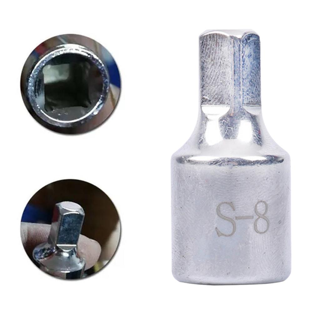 1 шт. 8 мм квадратный ключ для сливной пробки масляного поддона, инструмент для снятия, подходит для Renault Peugeot, инструмент для разборки сливного винта масляного поддона