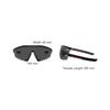 Prada Logo Arm Nylon Irregular Shape Sunglasses Unisex sunglasses Black PS03ZS1BO06F
