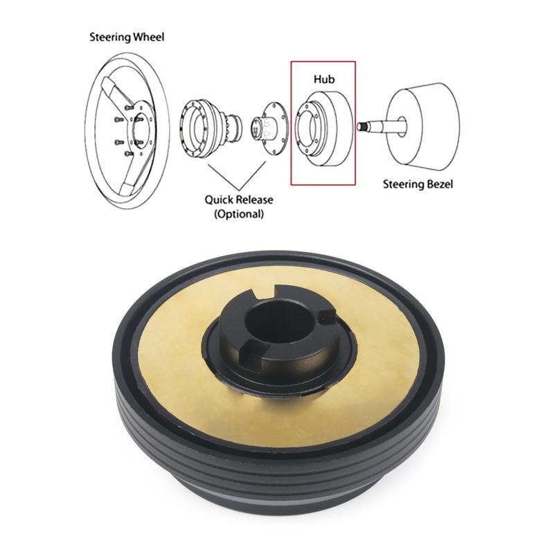Короткий адаптер ступицы рулевого колеса для Mitsubishi Eclipse/Galant/Lancer/Mirage/Montero Subaru Impreza WRX Dodge Colt 100H